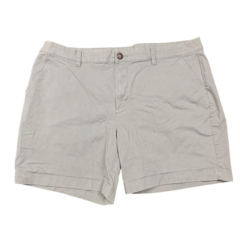 Chubbies Shorts Mens 40 Beige 7" Inseam Stretch Chino Casual Summer Flat Front